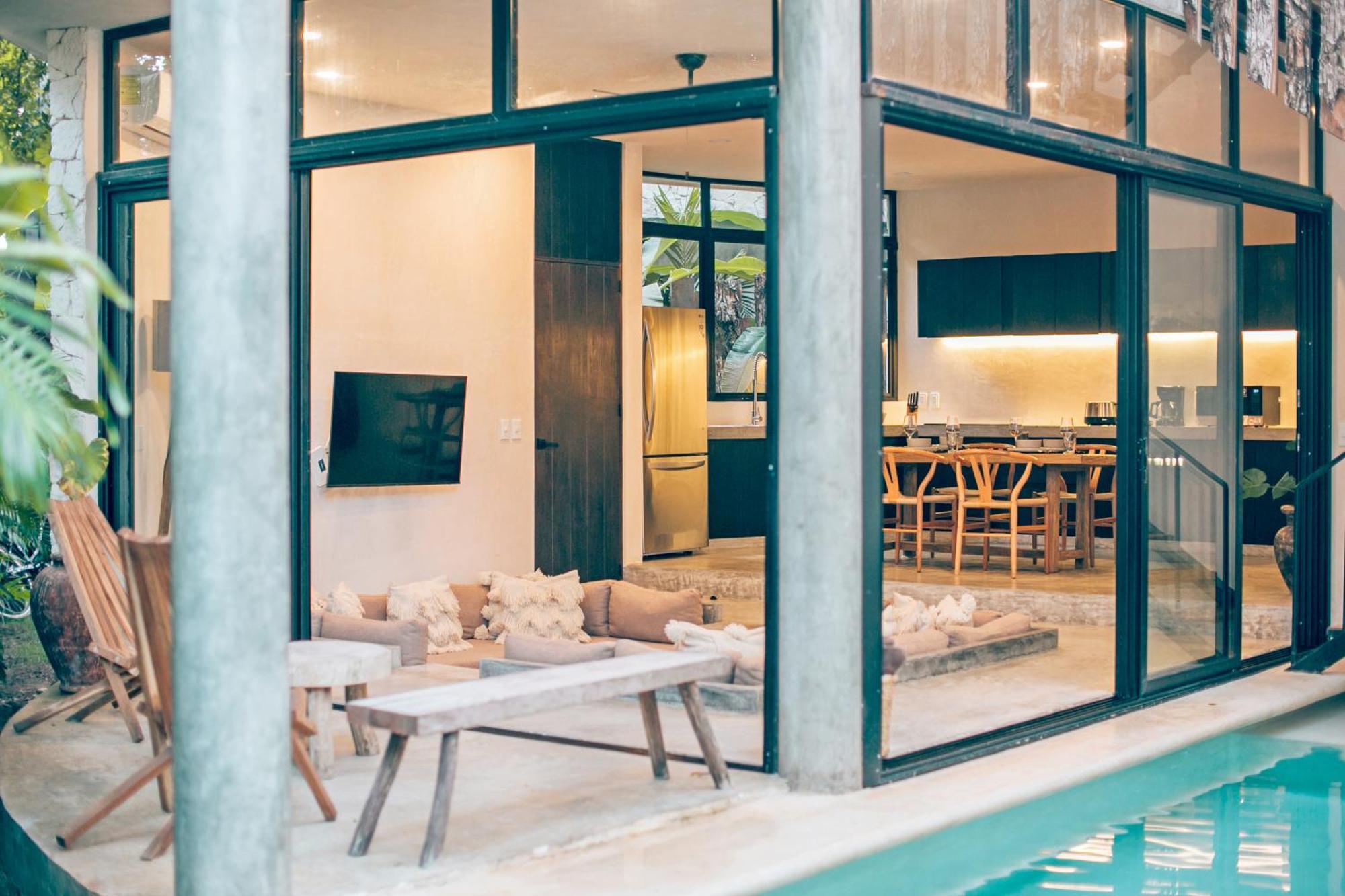 Round Luxury Jungle Villa Priv Pool-Concierge 4A Тулум Екстер'єр фото